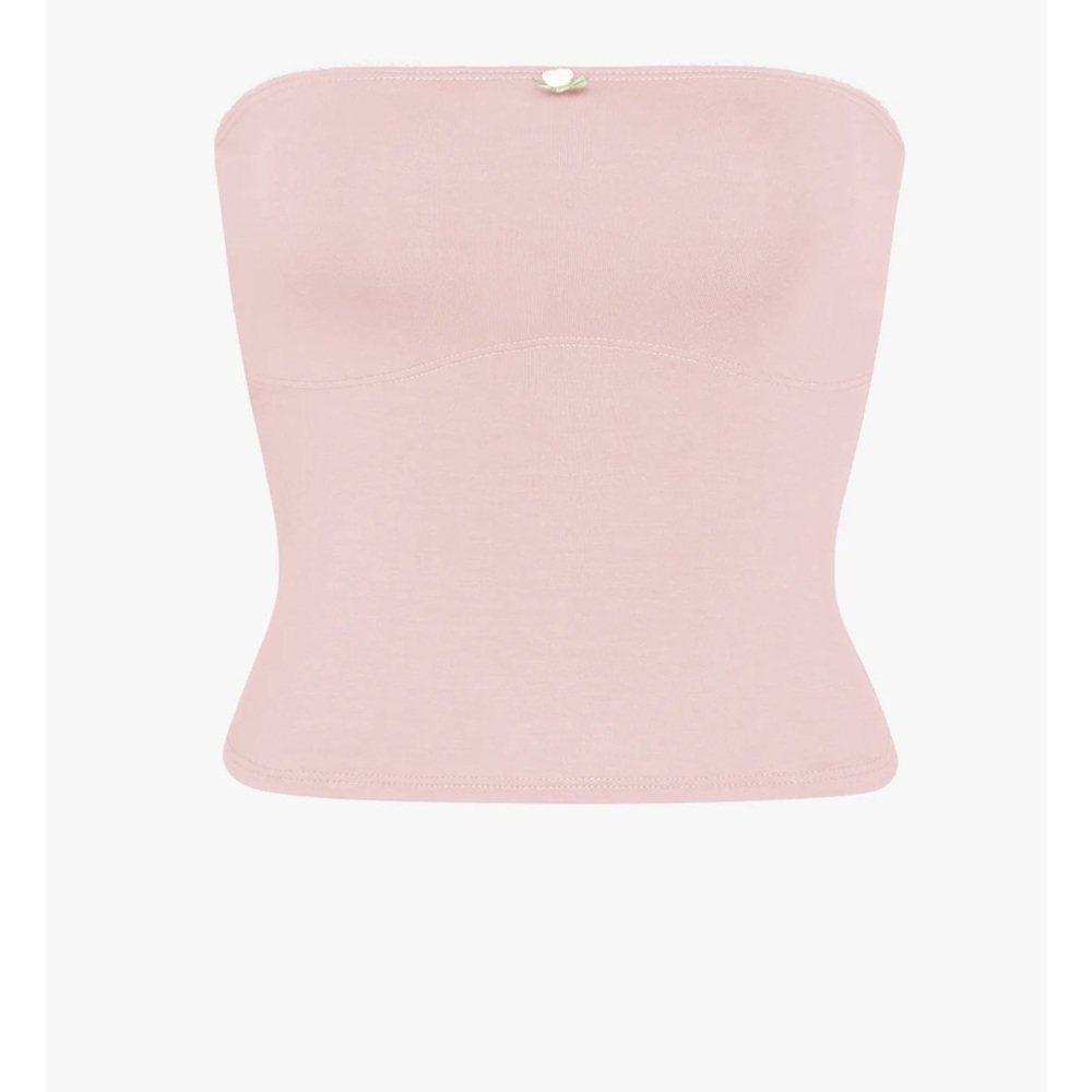 Rat Boi Pink Strapless Top